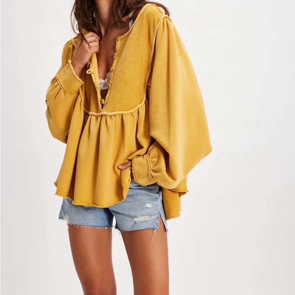 Free People Sweaters - Free People Gold Tag About A Girl Pullover: Size Medium